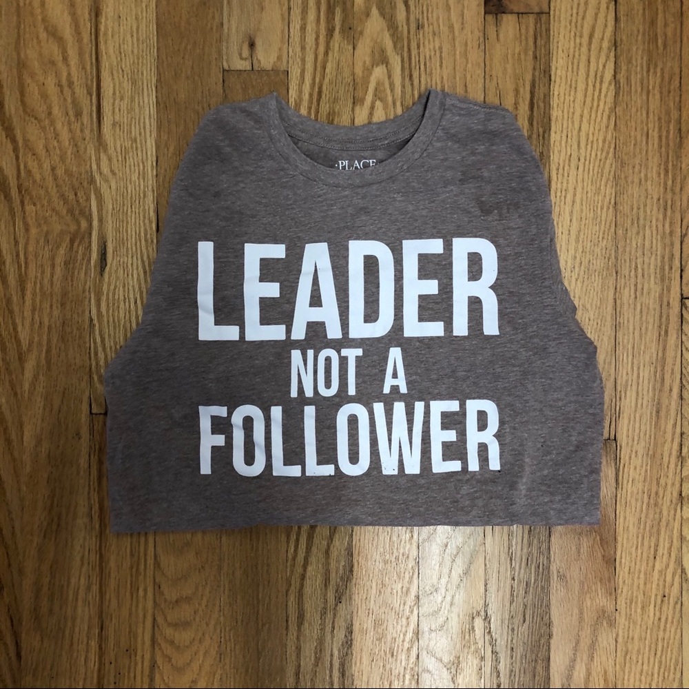 CHILDRENS PLACE Graphic Tee Leadership Quotes